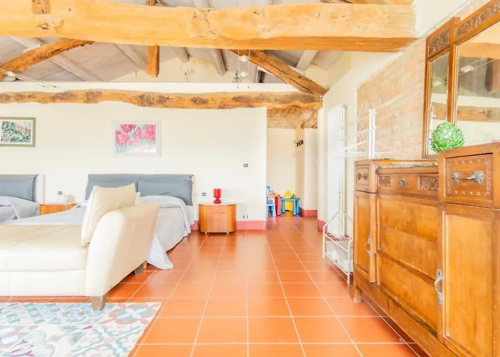 アパート Cascina Petricore - Elegante Dimora Tra Le Colline Del Monferrato モンカルヴォ